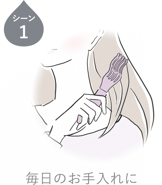 シーン1 毎日のお手入れに