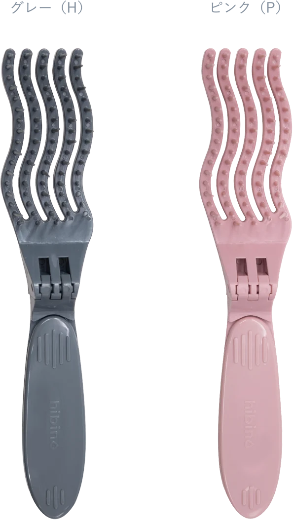 ヒビノ コンパクトミラーケアブラシ HCB-2200