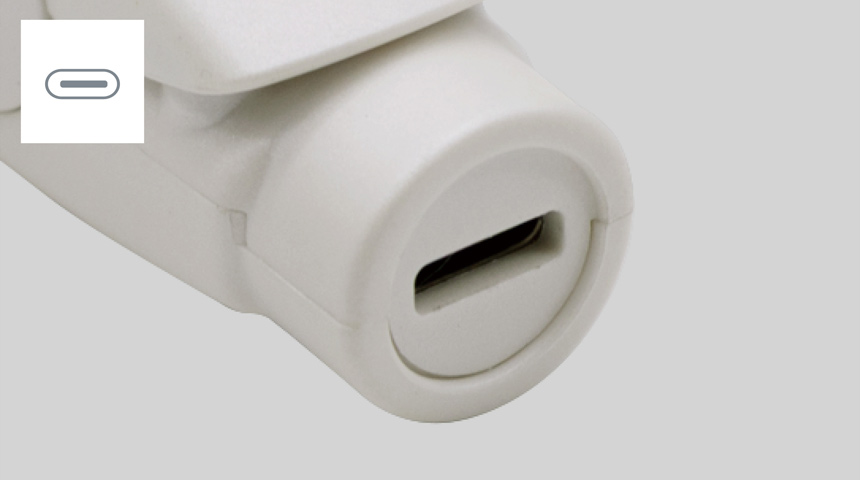 本体側USB TYPE-C対応