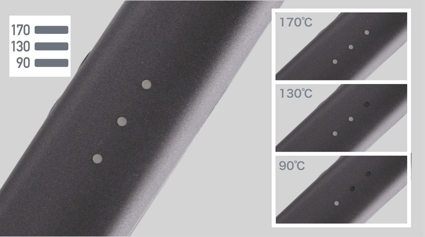 選べる温度設定