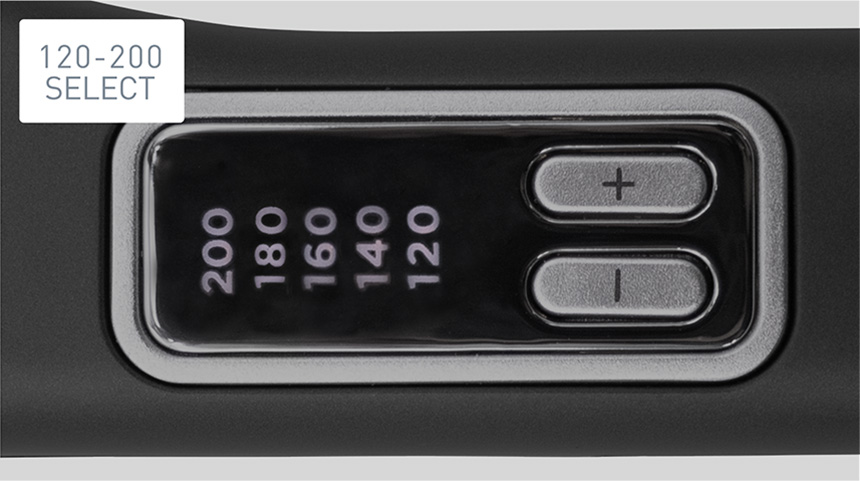 5段階選択式温度設定