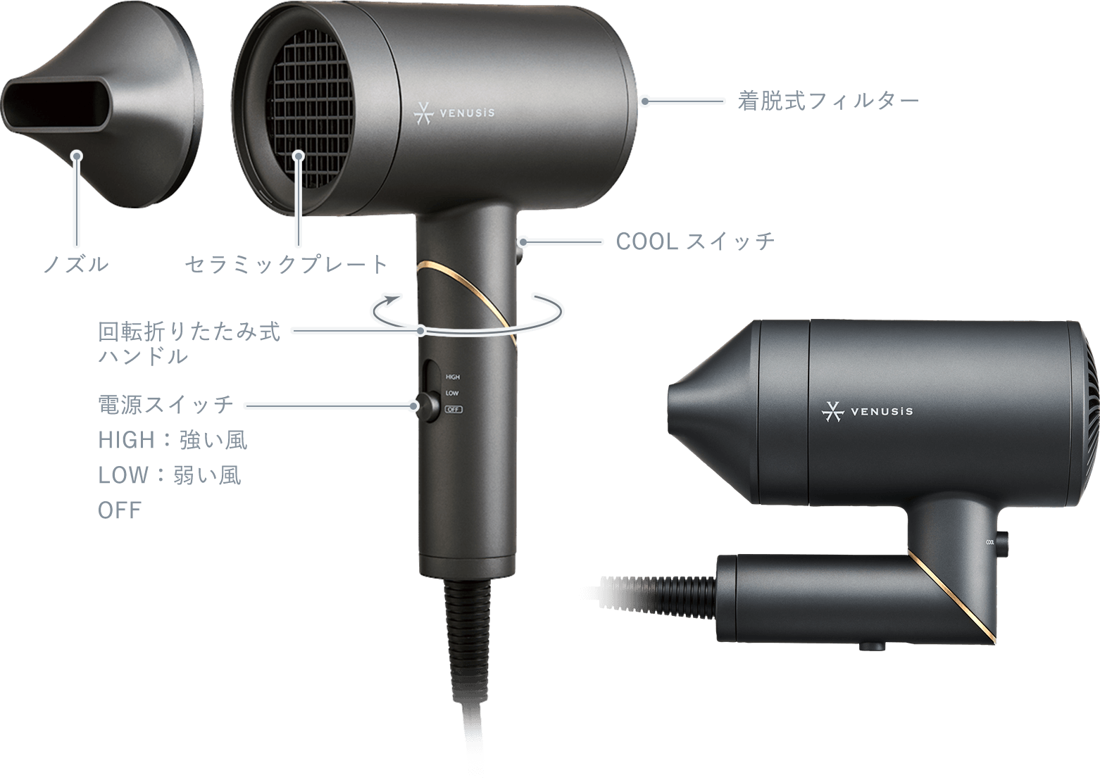 遠赤イオンドライヤー VDC-5100