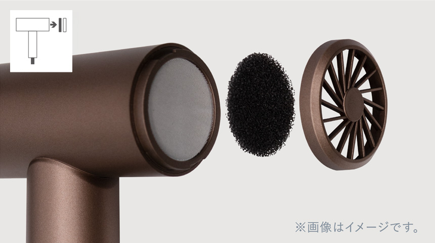 着脱式フィルターカバー