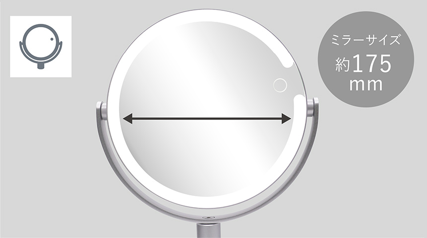 鏡サイズ約175mm